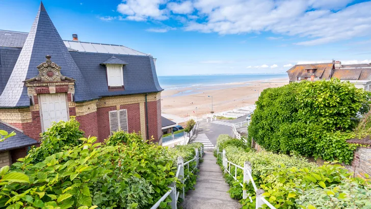 Homes of Deauville in Normandy - France.