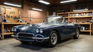 Monteurs wekken vastgelopen Corvette uit 1961 na 30 jaar weer tot leven