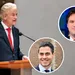 Geert Wilders en Jetten en Bontenbal (kleine fotos)