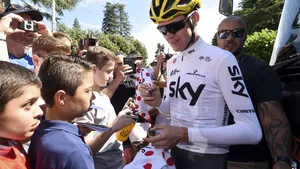 Chris Froome: 'Ik ben blij dat ik geen tijd goed hoef te maken op mijn concurrenten'