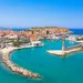 Foto van een haven op Kreta, Griekenland