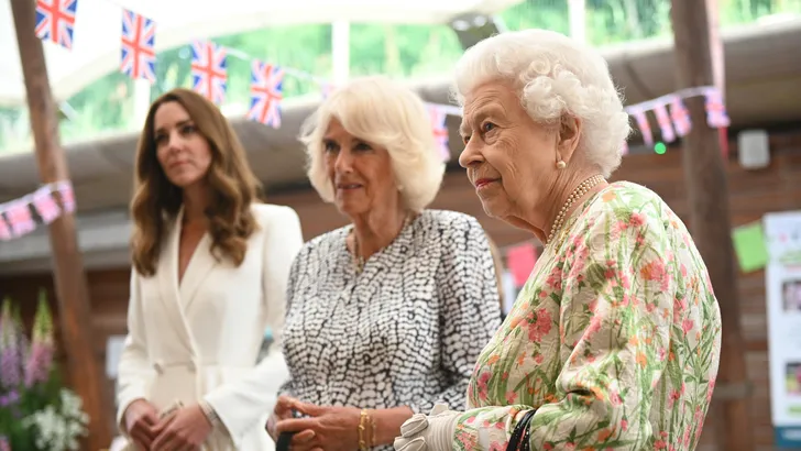 Queen, Camilla, Kate