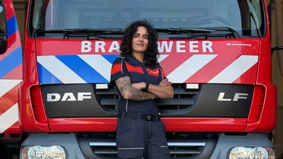 Vroeger was verbranden één van Georgette Plomps' (32) grooste angsten - nu staat ze zélf in de frontlinie