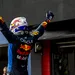 Max Verstappen na een overwinning