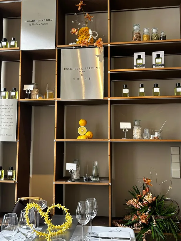 Op het event van Skins en Essential Parfums 
