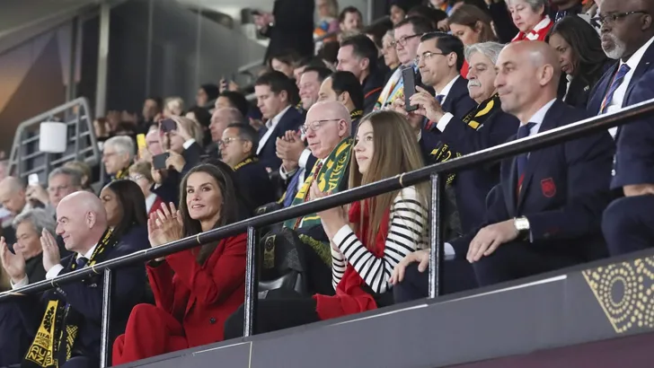 Queen Letizia and Princess Sofia attends Fifa Women's World Cup 2023 Final