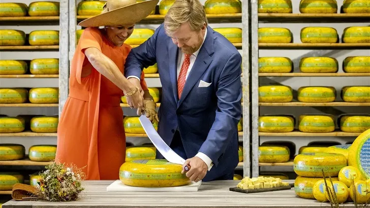 Máxima in Friesland: aan de Fryske fromage 