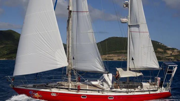 2012-01-21 00:00:00 SINT MAARTEN – Zeilster Laura Dekker komt zaterdag aan bij Sint Maarten n…