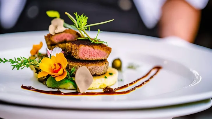 Refined and Elegant Cuisine of Michelin Star Chefs: An Epicurean Journey Through the World of Fine Dining and Gourmet Presentation - Ai Generative