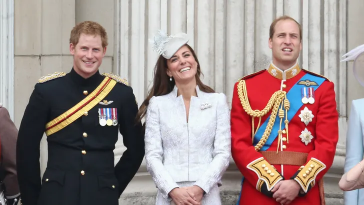 Harry, Kate en William, 2014