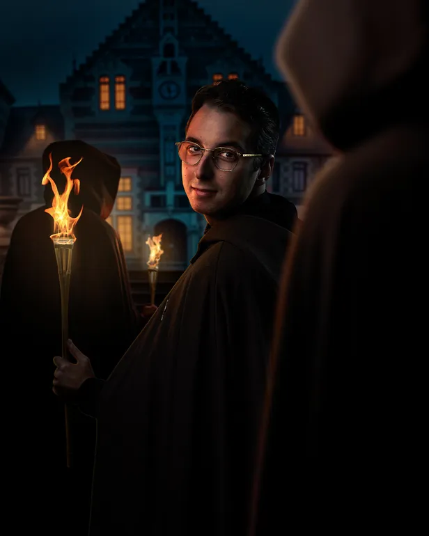 Persfoto van Christiaan Bauer in De Verraders 