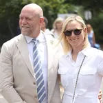 Zara and Mike Tindall arrive at Wimbledon