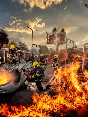 Van fotoredacteur tot brandweerman - als een vis in het bluswater