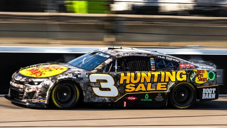 NASCAR-coureur Austin Dillon bij de race op Richmond