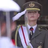 Prinses Leonor in volledig militair ornaat tijdens officiële ceremonie | Nouveau