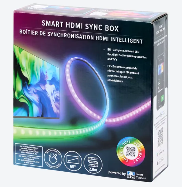 Slimme HDMI sync box ledstrip - €34,95