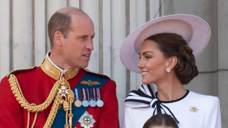 King Charles &amp; Kate Middleton Attend Trooping