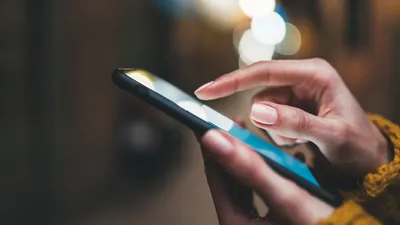 Telefoon in de hand