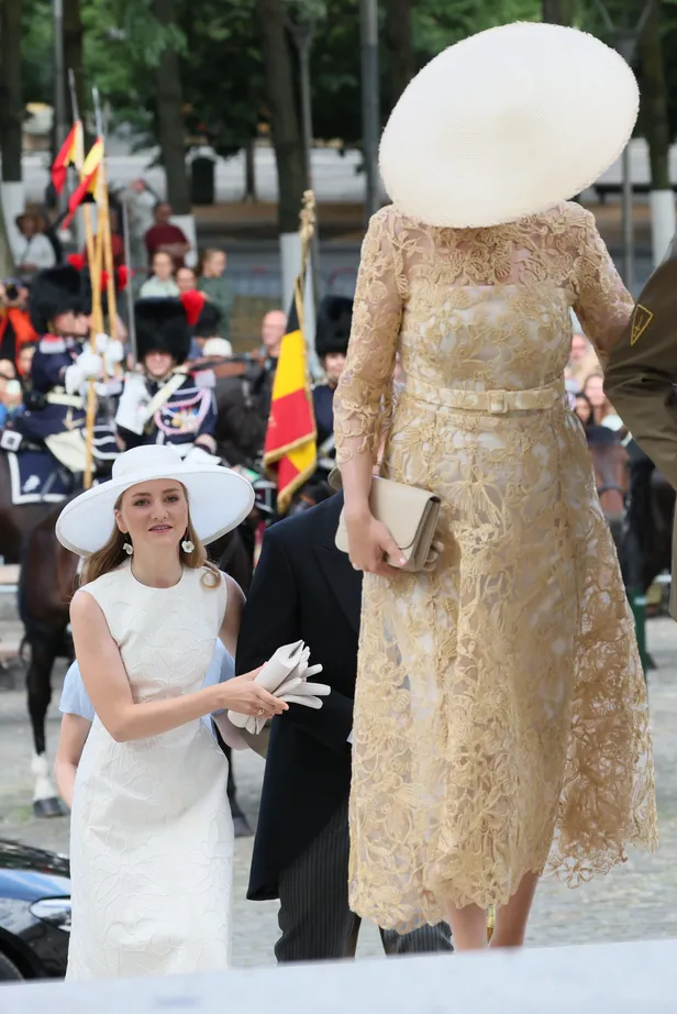 Koningin Mathilde bij het Te Deum tijdens de Nationale Feestdag, 21 juli 2026.
