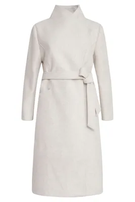 Dames lange jas off-white (€169,99)