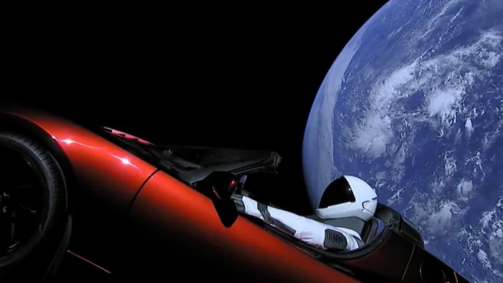 starman elon musk spacex falcon heavy