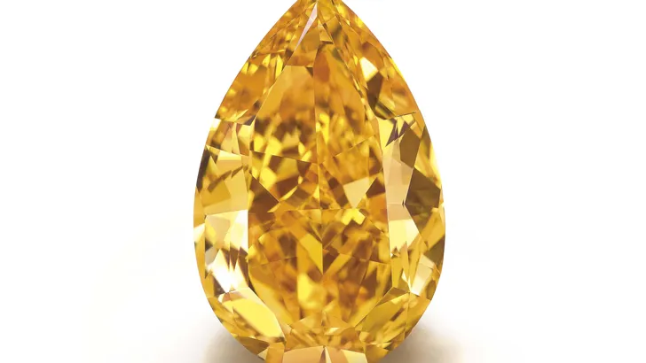 Dít is de grootste oranje diamant ter wereld
