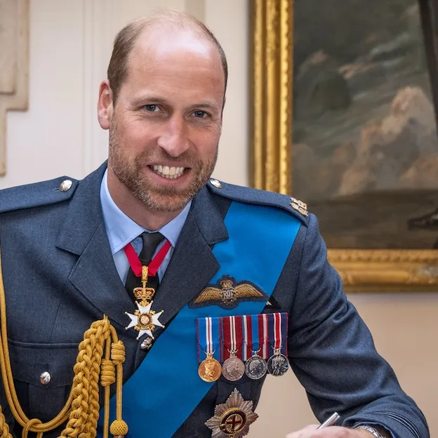 Prins William bij afstudeerceremonie RAF Cranwell, september 2024