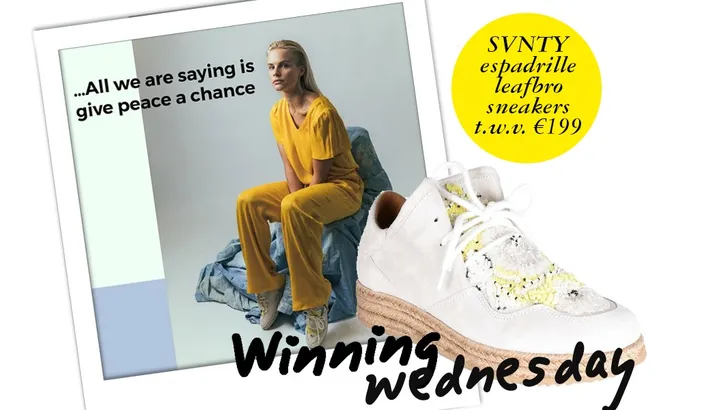 Winning Wednesday: SVNTY espadrille leafbro sneakers t.w.v. €199