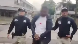Arrestatie Belfar R. in Colombia.