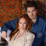 Dorian Bindels en Bertrie Wierenga in een shoot met Beau Monde