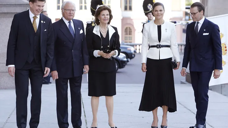 Zweedse royals sober en chic in zwartwit