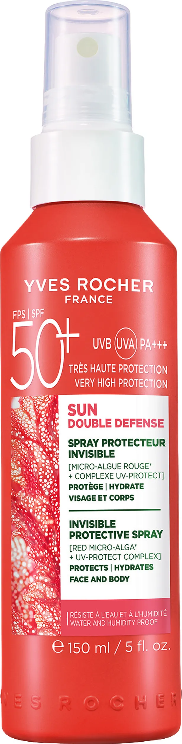 Sun Invisible Protective Spray SPF50+ Yves Rocher 150ml | €31,90