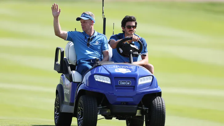 Luke Donald zal veel gebruik maken van zijn club car in New York