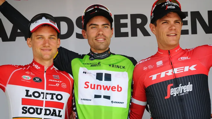 Eindstreep: Dumoulin schrijft BinckBank Tour op naam, Teuns viert feest, Vos tweede