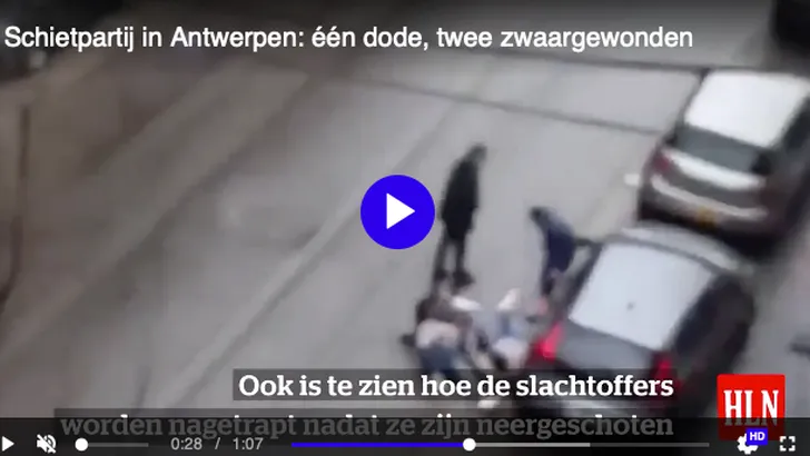 Dodelijke schietpartij in Antwerpen