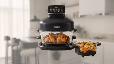 Koken, serveren én bewaren in één bak? Wij vonden dé glazen airfryer bij Action die elk etentje een stuk makkelijker maakt.
