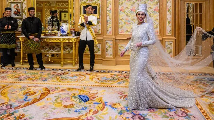 royal wedding prinses Azemah van Brunei