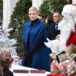 The traditional Christmas tree in the Prince's Palace of Monaco