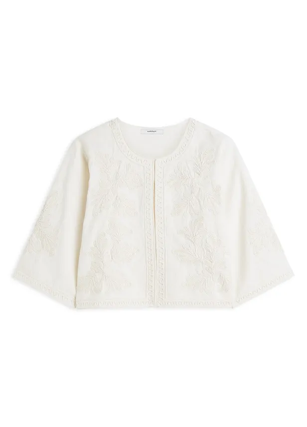 Embroidery-top van Summum | €139,95