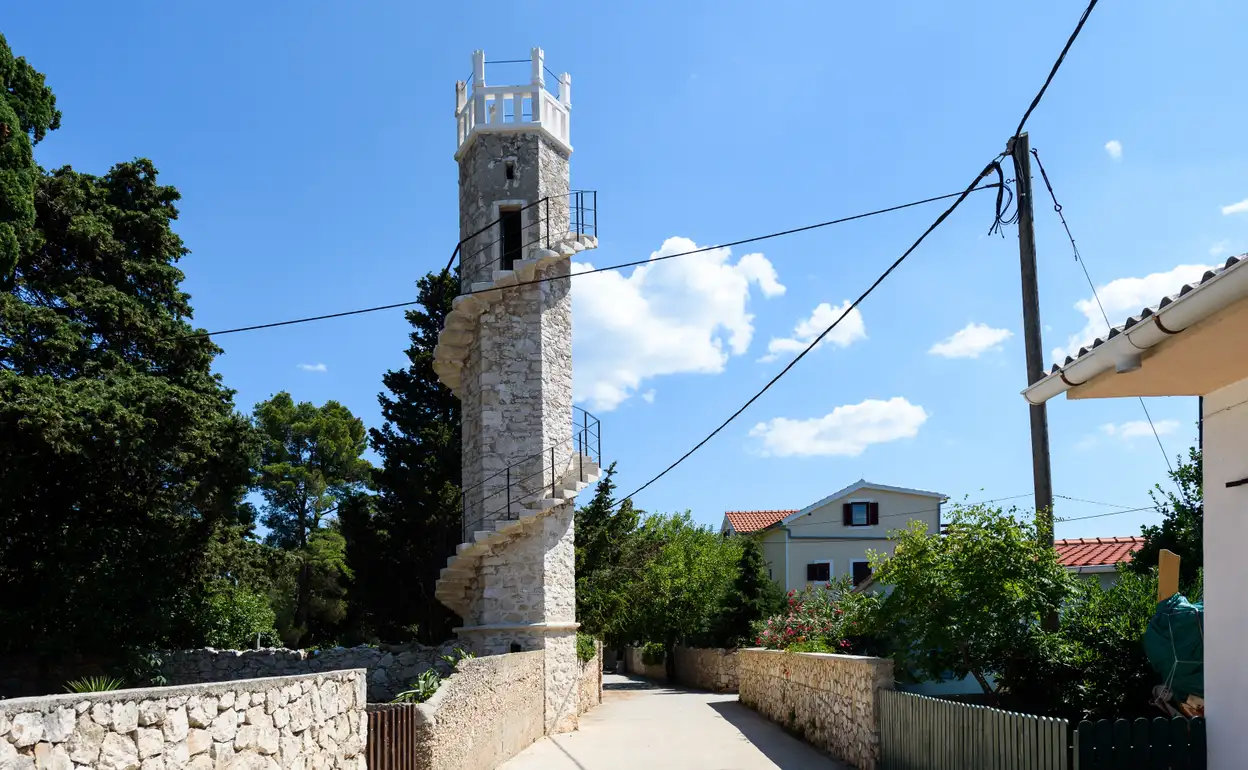 Foto van de Toreta op het eiland Silba, Kroatië.