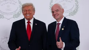 Donald Trump en Gianni Infantino