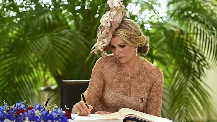 Máxima draagt beroemde outfit bij de Reichstag