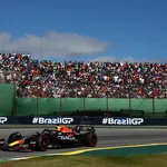 Het circuit van Interlagos in Brazilië