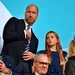 Foto van prins William en prinses Charlotte bij UEFA finale, juli 2025.
