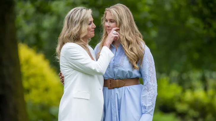 Máxima: even lekker knuffelen