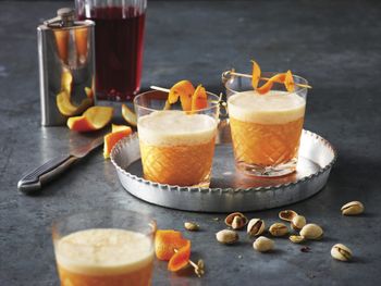 Ginger Negroni cocktail