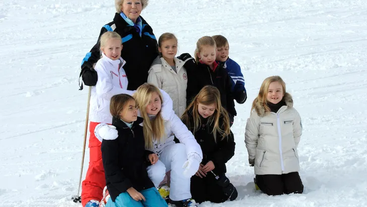 Fotosessie met de koninklijke familie in Lech