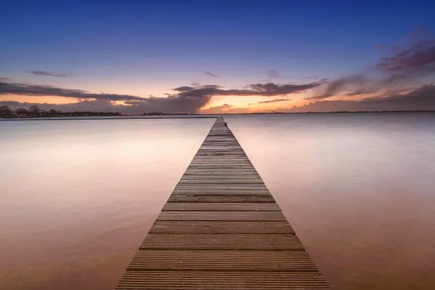 Het Knuppelpad over het Schildmeer