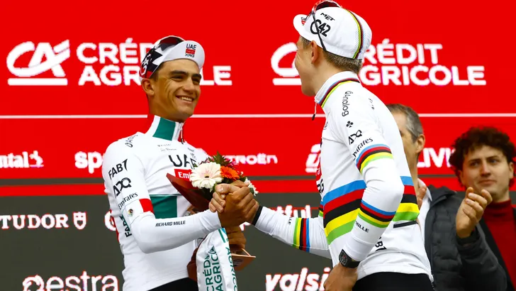 Tadej Pogacar en Isaac del Toro