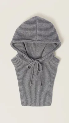 Miu Miu – Wool and cashmere knit hoodie dickey – € 1.150